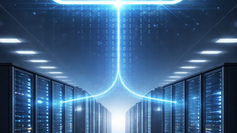 What is a hybrid cloud data centre setup?